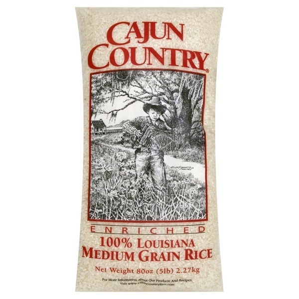 Cajun Country Medium Grain Rice 5 Pound